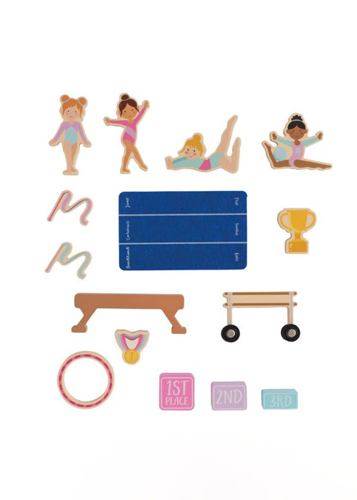 Wood Gymnastics Toy Set