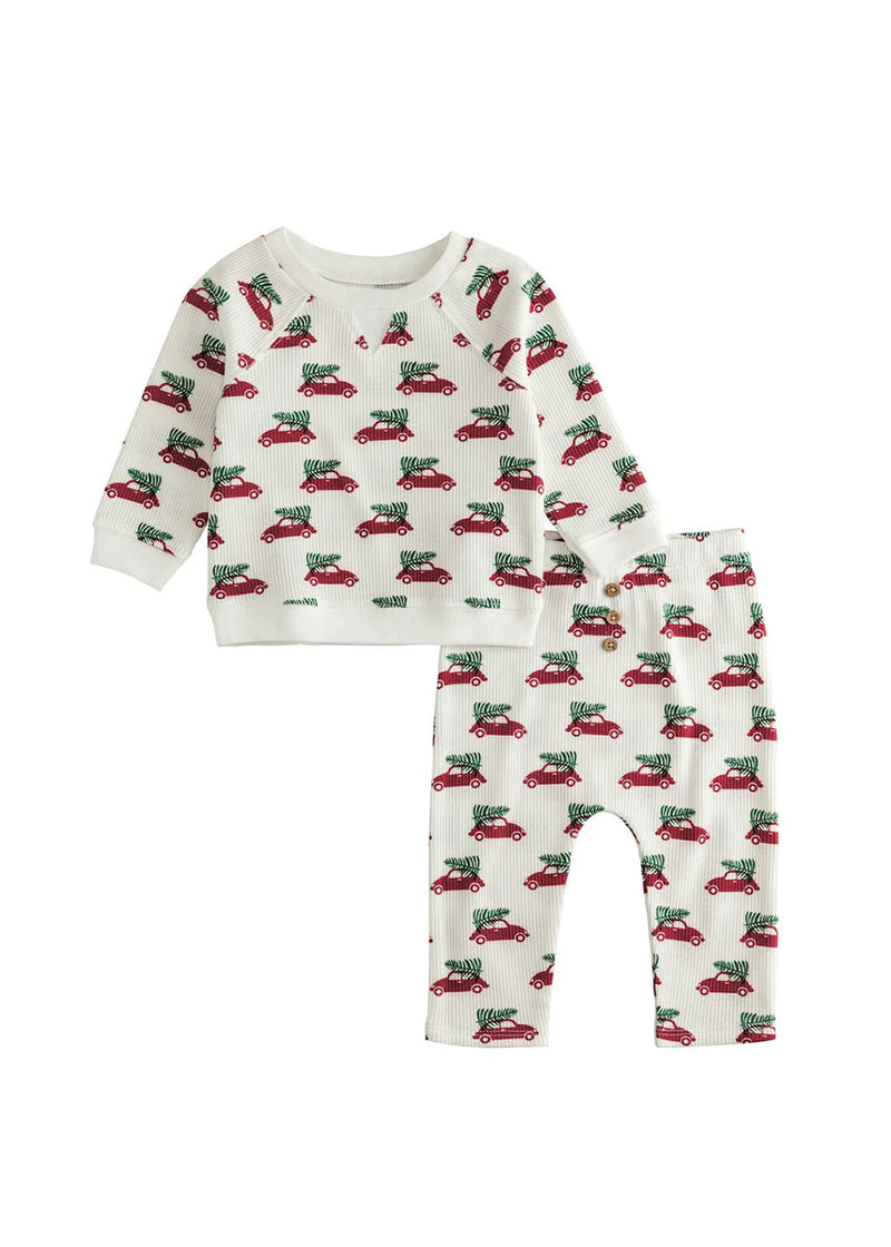 Christmas Car Loungewear Set