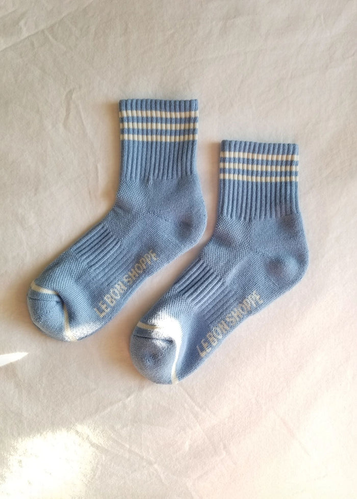 Girlfriend Socks - Parisian Blue