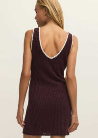 Sorolla Crochet Cover Up - Chocolate Cherry