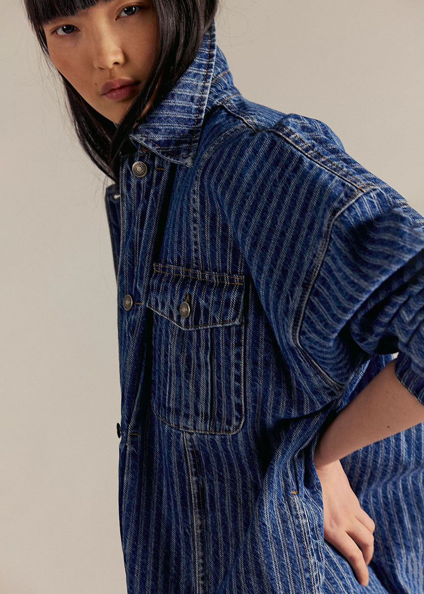 Dunes Shirt Jacket - Blue Abyss