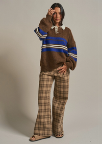 Darcy Rugby Polo - Heathered Cocoa