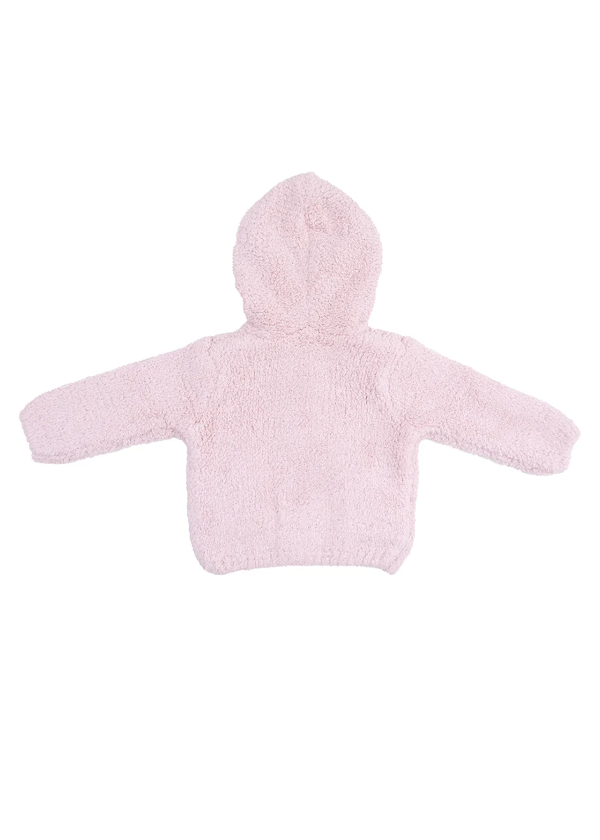 Chenille Hooded Jacket - Blush