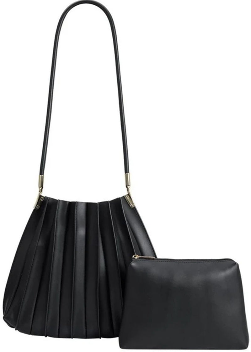 Carrie Medium Shoulder Bag - Black