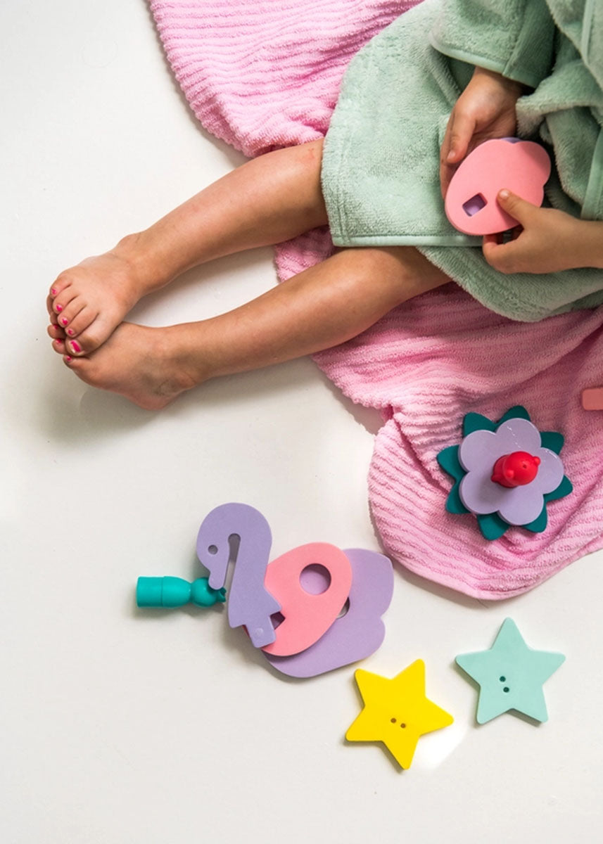 Quut Puzzle Friends Bath Toys - Fairy Pond