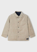 Fields Reversible Corduroy Overshirt - Blue Black