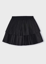 Iris Pleated Skirt - Black