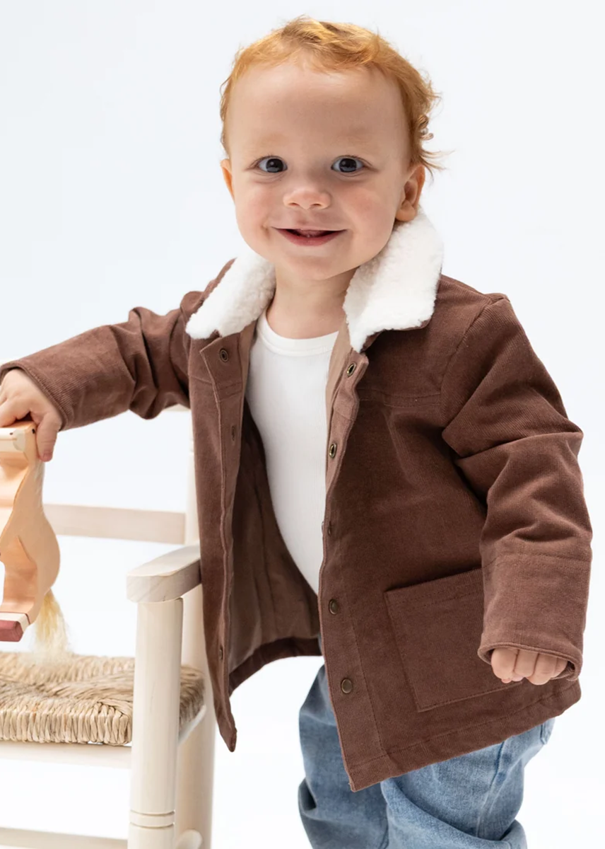 Corduroy Jacket - Beaver Fur Brown