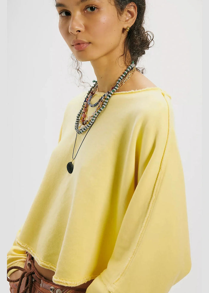 To The East Cropped Pullover - Double Butter