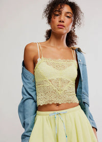 Love And Lace Cami - Lemon Water