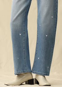 Flora Mid-Rise Barrel - Medium Blue