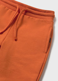 Amos Cuffed Fleece Pants - Pumpkin
