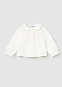 Greer Chiffon Blouse - Cream