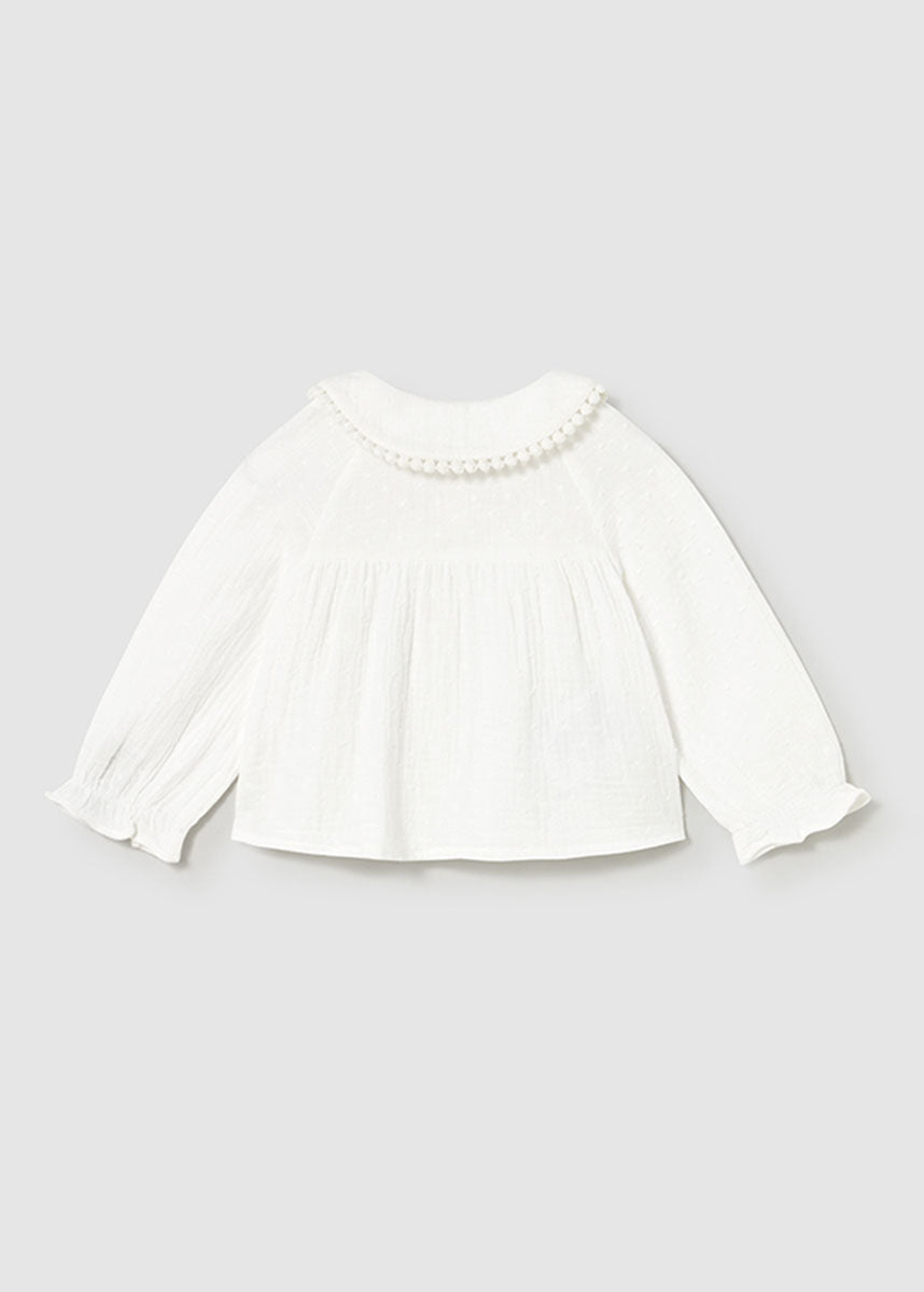 Greer Chiffon Blouse - Cream