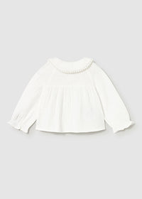 Greer Chiffon Blouse - Cream