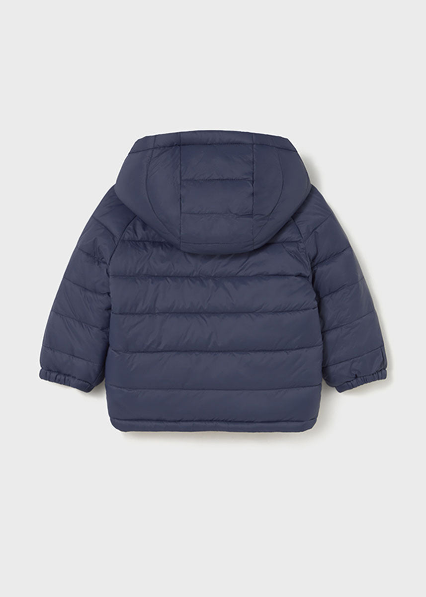 Brooks Reversible Puff Coat - Blue Bear
