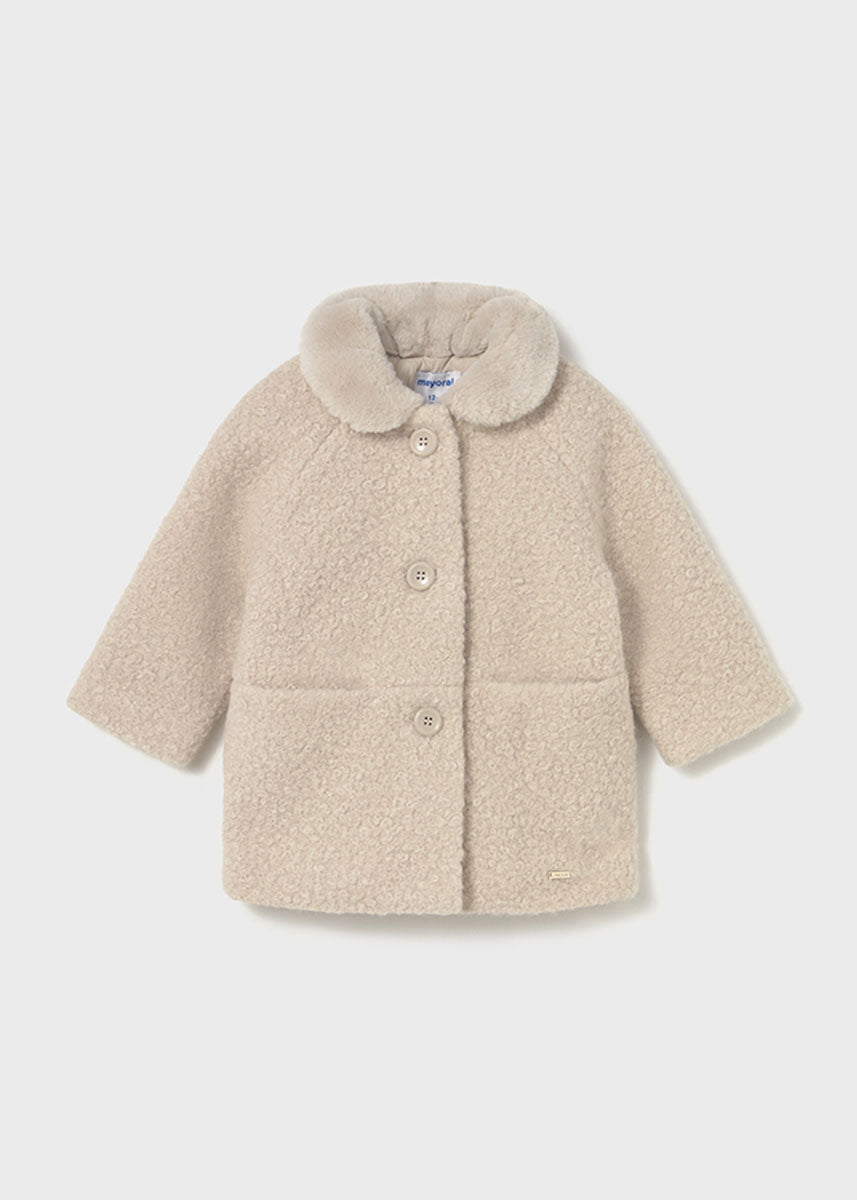 Imogen Shearling Coat - Sand