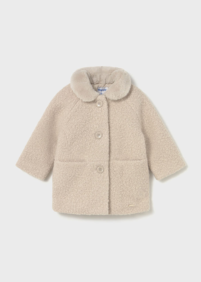 Imogen Shearling Coat - Sand