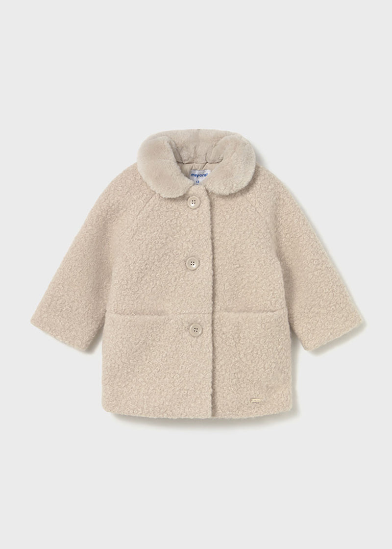 Imogen Shearling Coat - Sand
