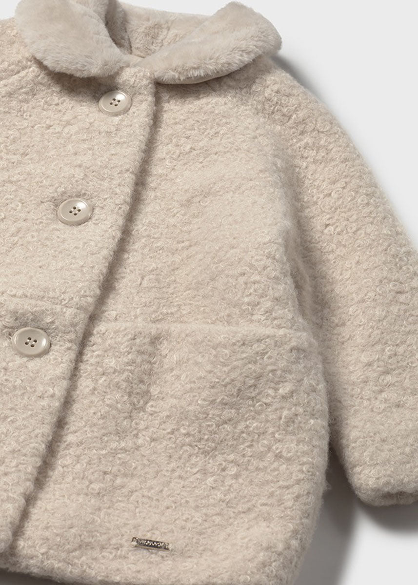 Imogen Shearling Coat - Sand