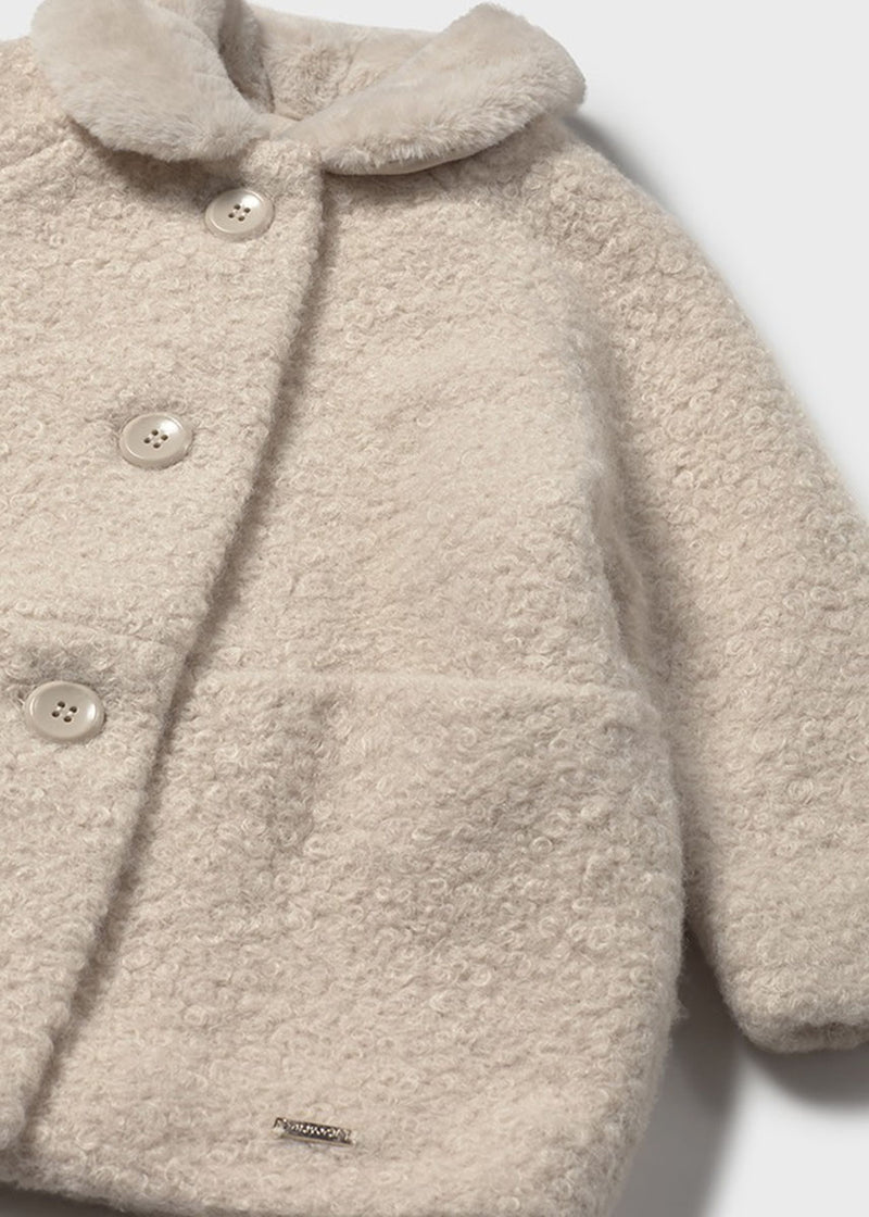 Imogen Shearling Coat - Sand