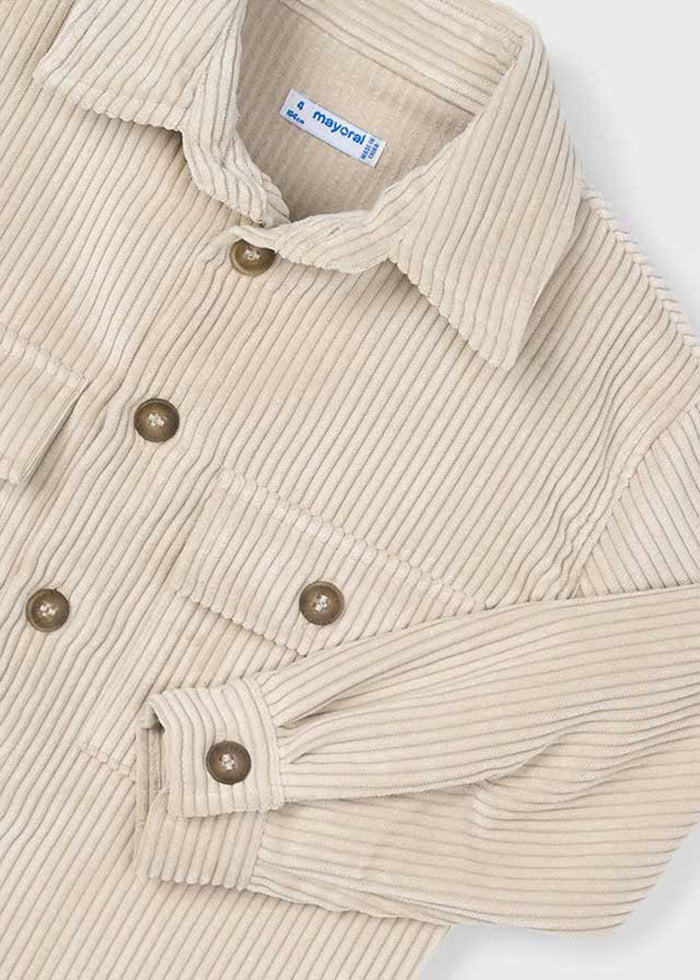Felix Corduroy Overshirt - Froth