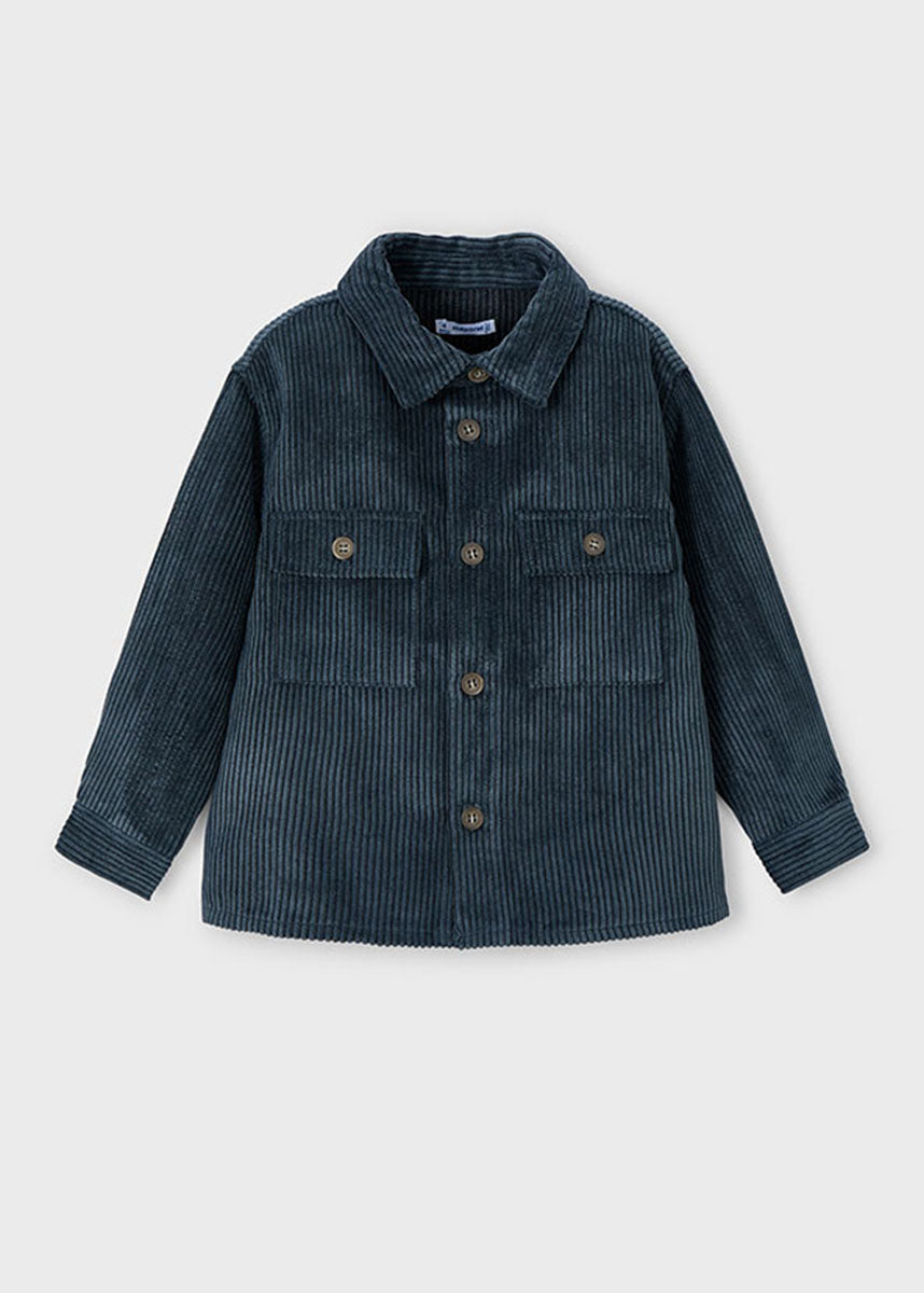 Felix Corduroy Overshirt - Navy