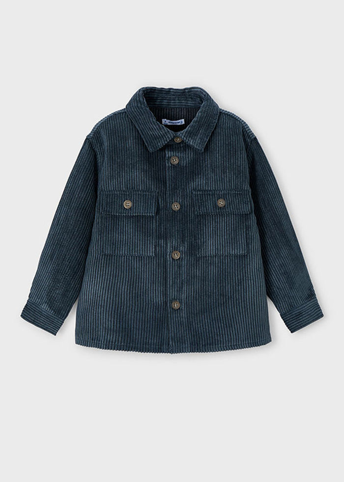 Felix Corduroy Overshirt - Navy