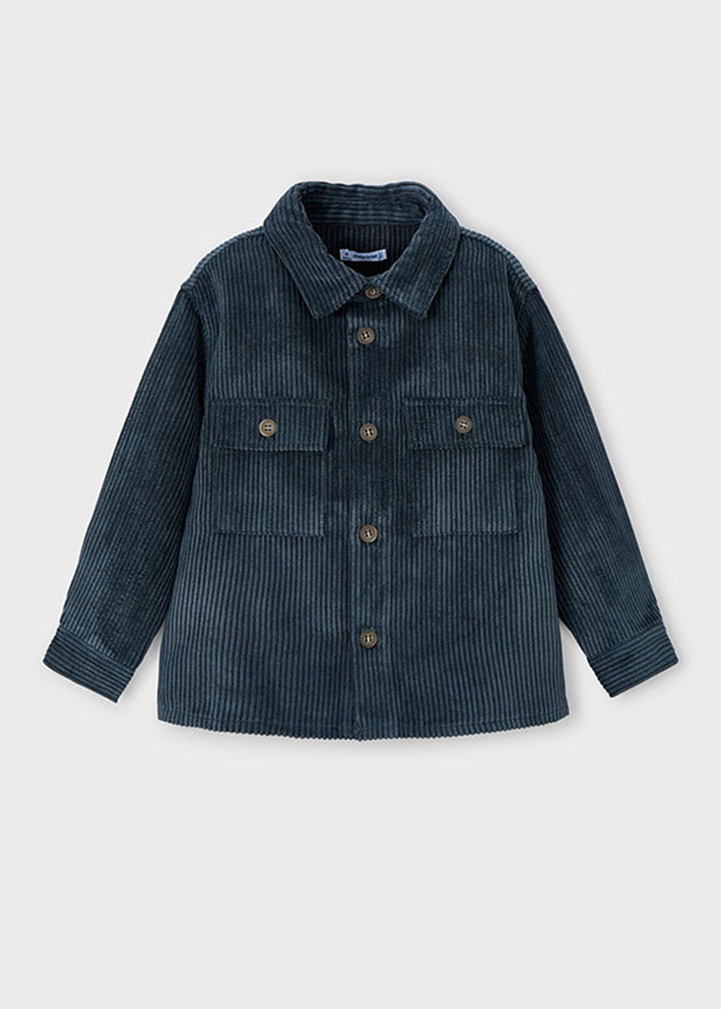 Felix Corduroy Overshirt - Navy