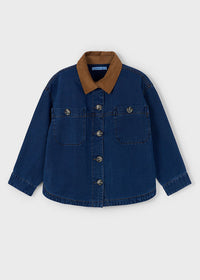 Bernie Denim Barn Shacket - Super Dark