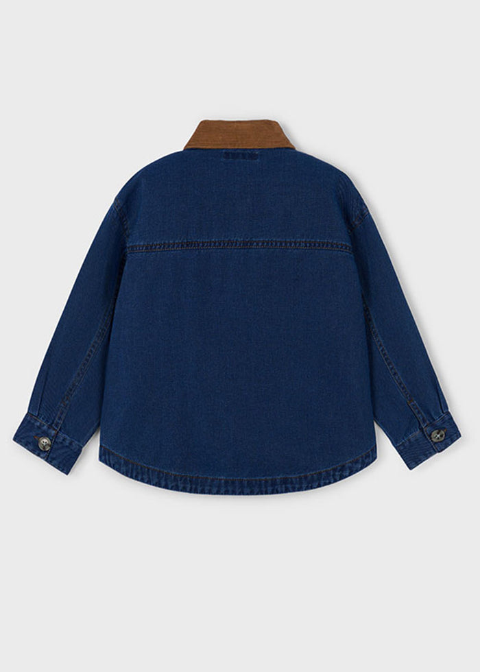 Bernie Denim Barn Shacket - Super Dark