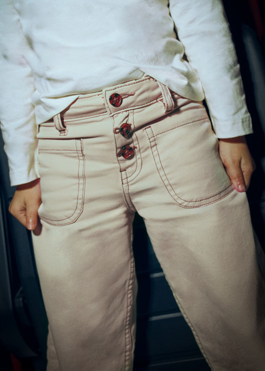 Ava Twill Marine Pants - Almond