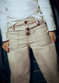 Ava Twill Marine Pants - Almond