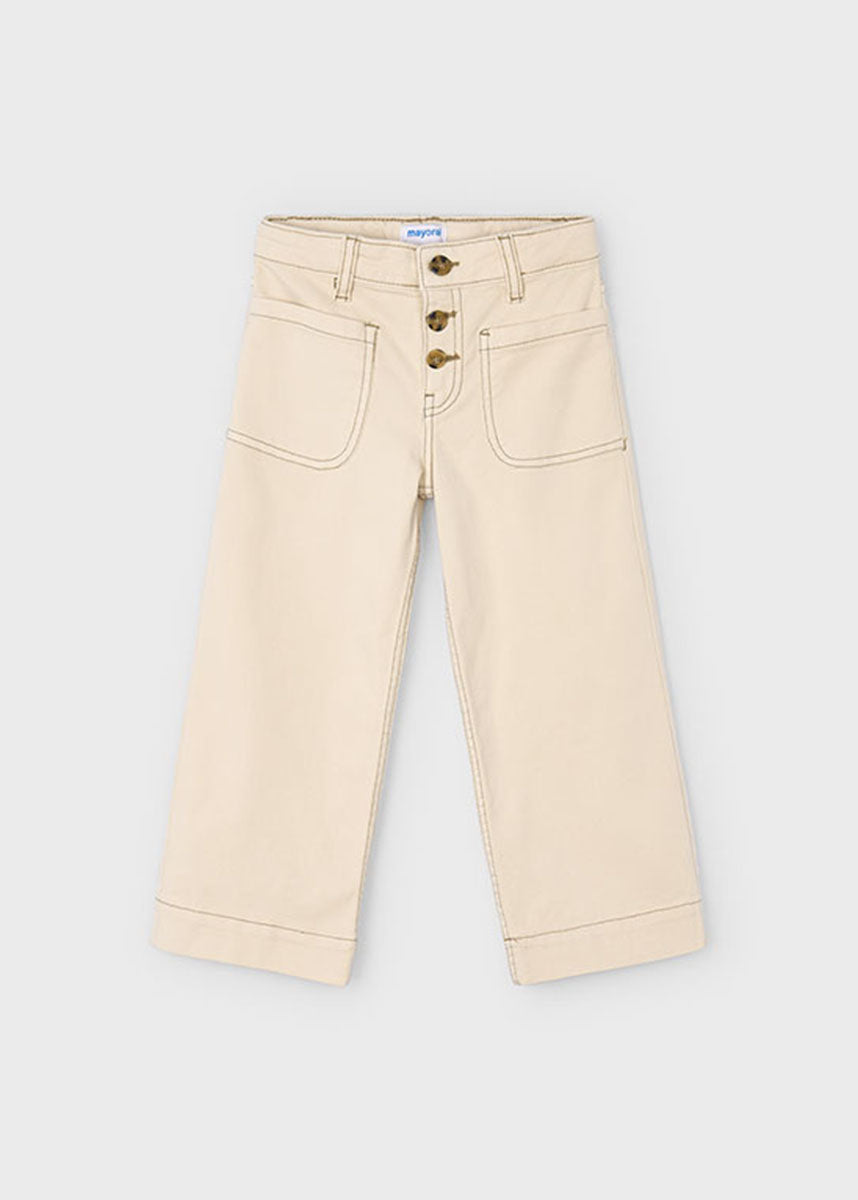 Ava Twill Marine Pants - Almond