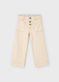 Ava Twill Marine Pants - Almond