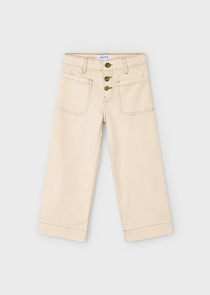 Ava Twill Marine Pants - Almond