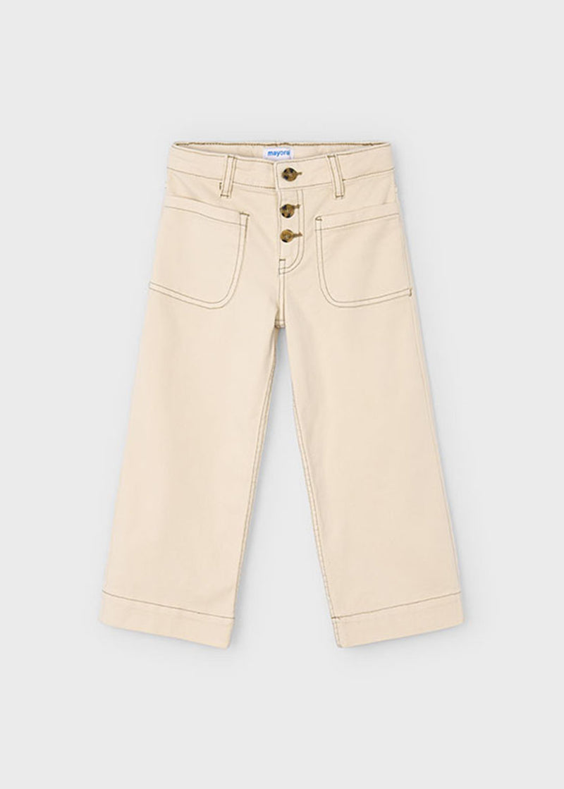 Ava Twill Marine Pants - Almond