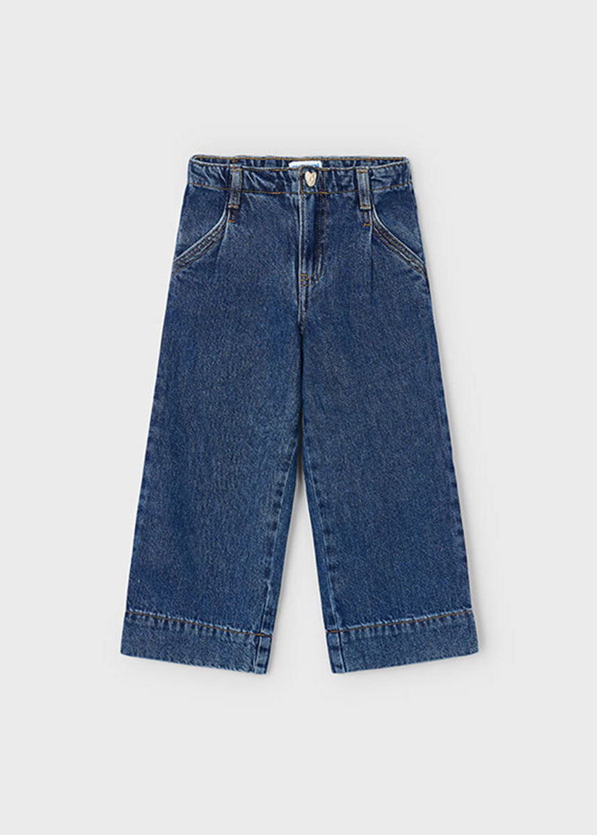 Odette Wide Leg Jeans - Dark Denim