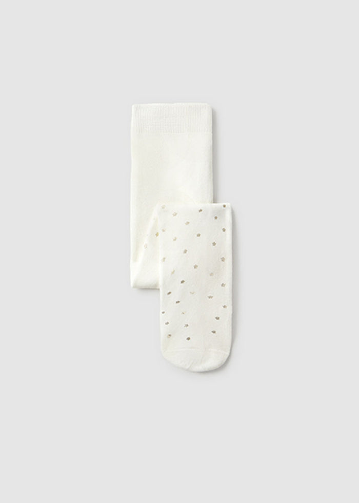 Vivienne Print Tights - Natural