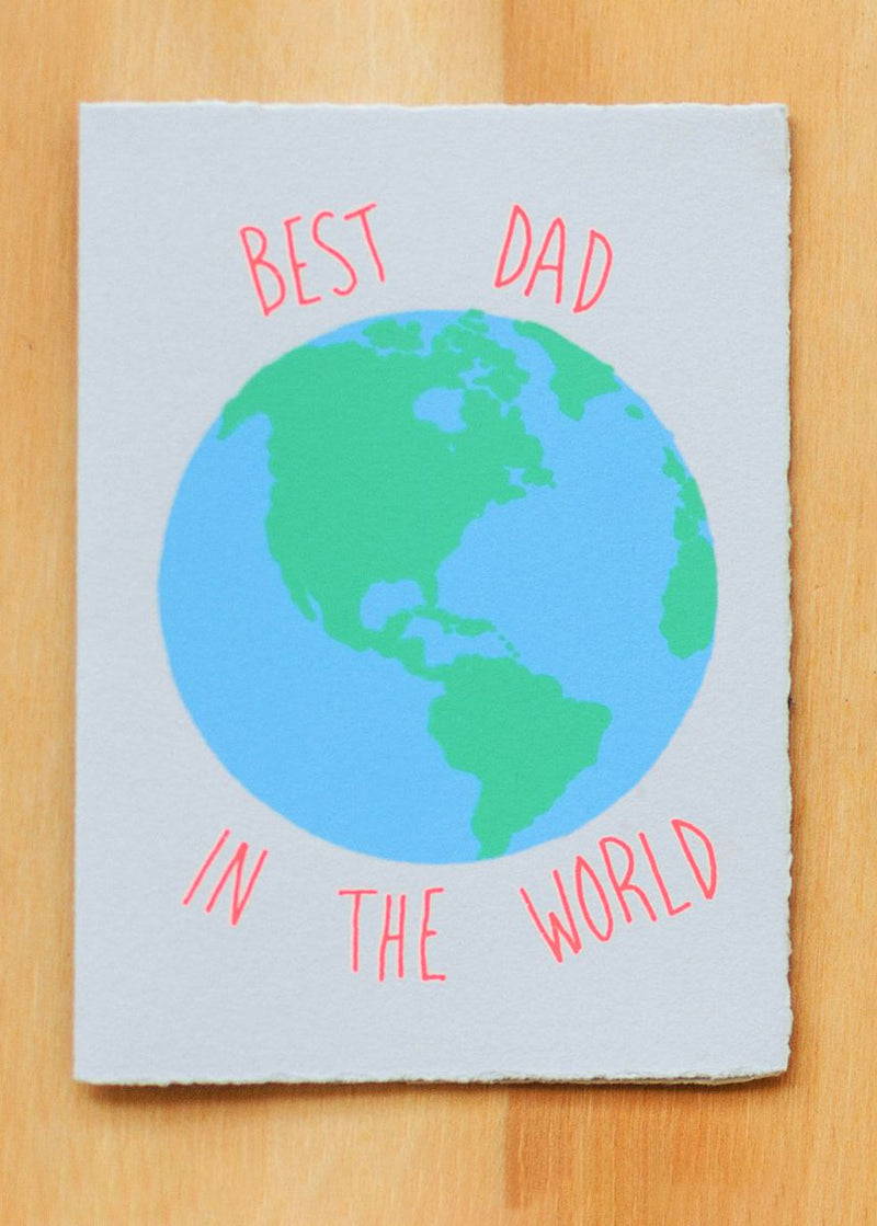 Best Dad In The World Card