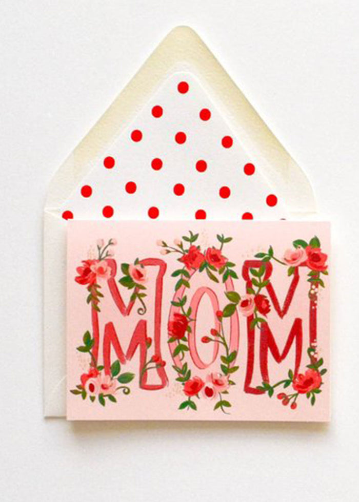 Mom Flowers Mother's Day Card