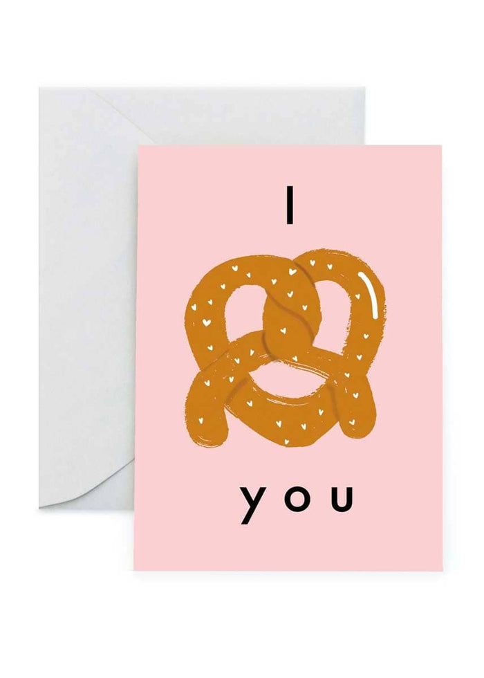 Pretzel Love Card