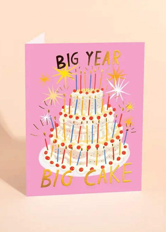 Gigantic Birthday Cake Card