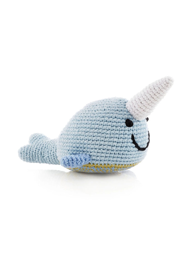 Plush Narwhal Rattle
