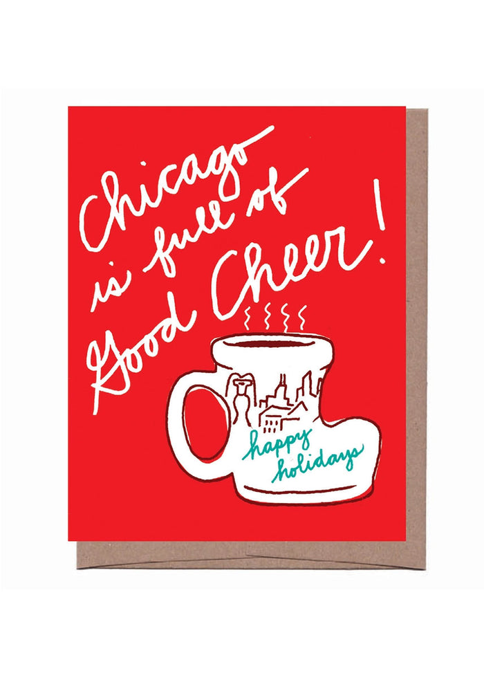 Chicago Good Cheer Boot Holiday Card
