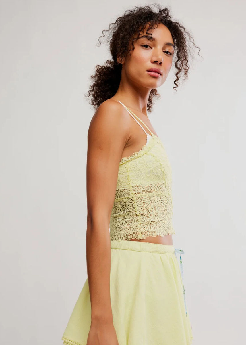 Love And Lace Cami - Lemon Water