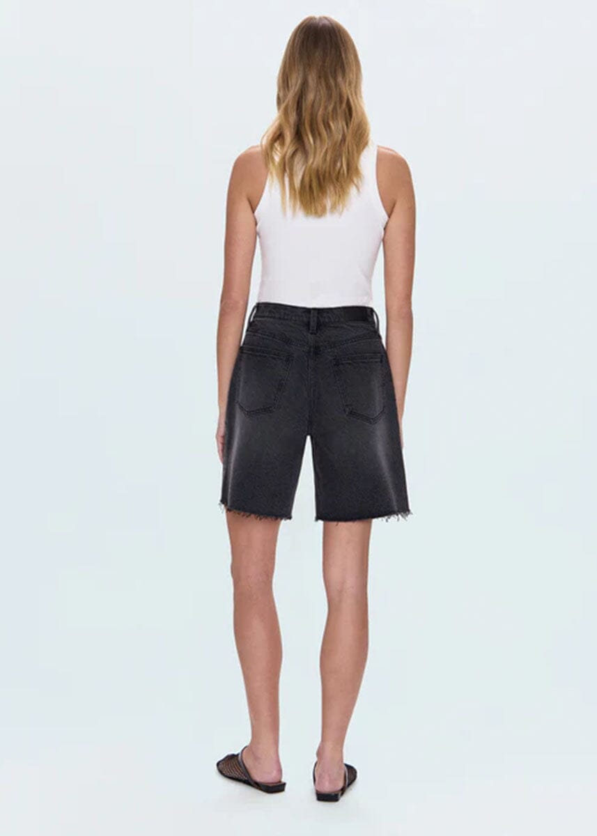 Kaylee High-Rise Pinched Loose Straight Short - After Hours