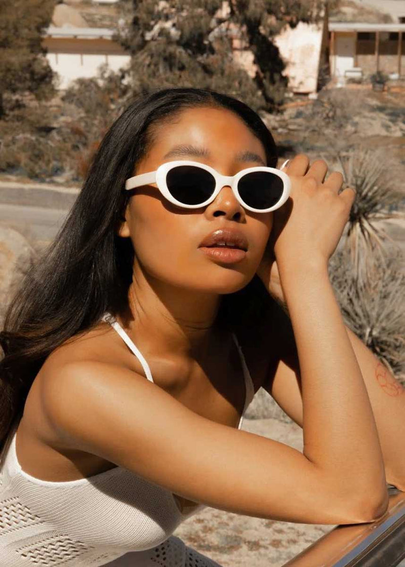 Monroe Sunnies - Cream Smoke