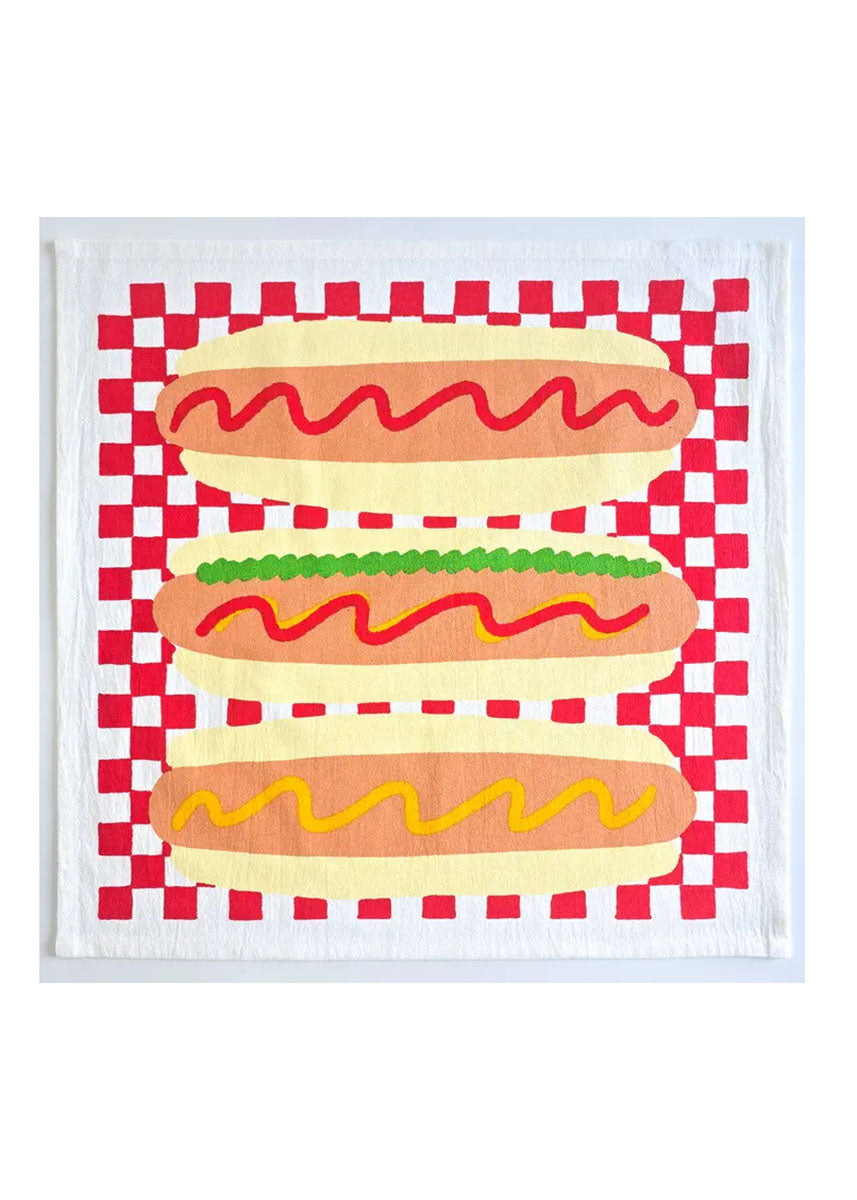 Hot Dog! Tea Towel