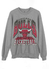 Chicago Bulls Backcourt Crewneck - Heather Grey